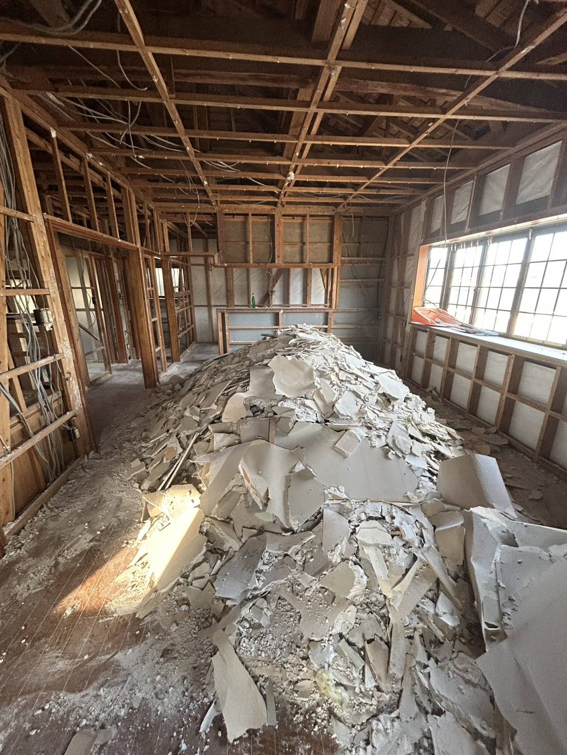 木造2階建て解体工事