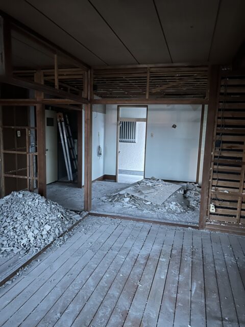 鹿児島市 木造2階建て家屋解体工事